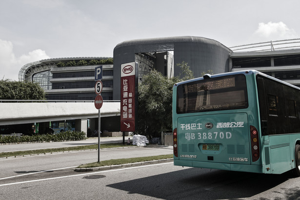 Bloomberg autobusy Shenzhen