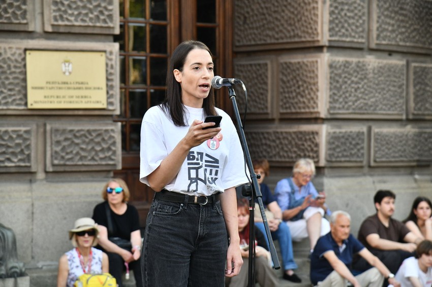 Studenti protest Kneza Miloša