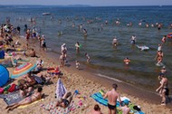 plaża morze piasek wakacje upał 