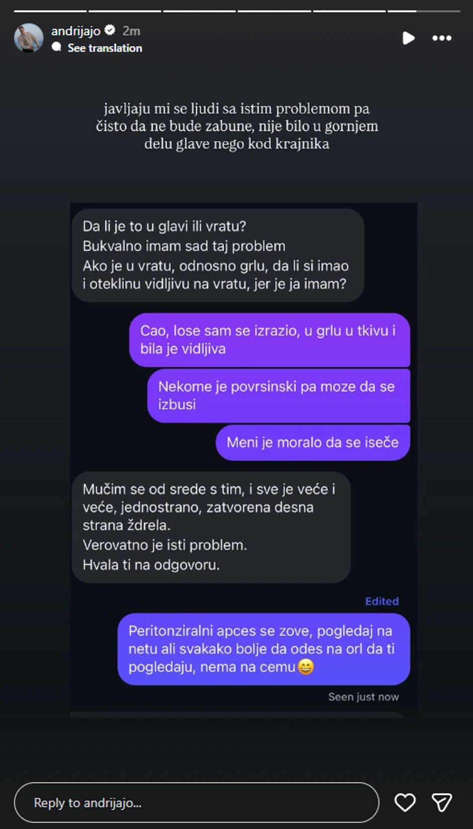 Andrija Jo, objava