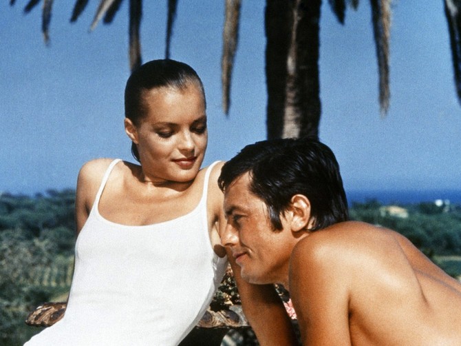 Alen Delon i Romi Šnajder