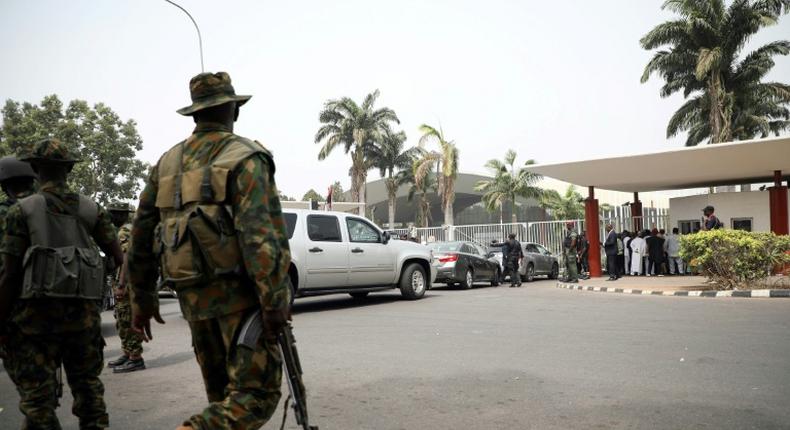 Soldiers on duty in Nigeria (AFP)