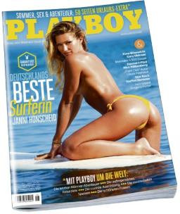 Janni Hoenscheid na okładce "Playboya"
