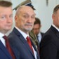 Szef MON Mariusz Błaszczak, poseł PiS Antoni Macierewicz i prezydent Andrzej Duda   w Pałacu Prezydenckim.