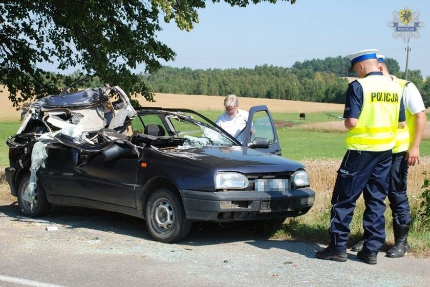 Wypadek w Łebieńskiej Hucie