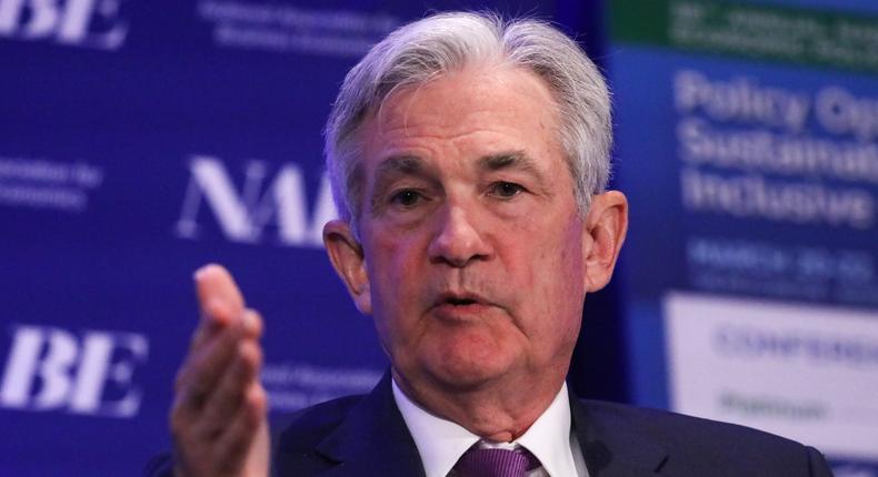 Federal Reserve Chair Jerome Powell spoke at the National Association for Business Economics on Monday.