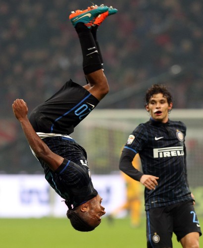 Tak się robi salto! W ten sposób Joel Obi cieszył się z gola strzelonego AC Milan