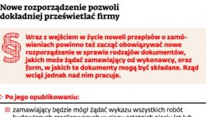 Nowe rozporządzenie pozwoli dokładniej prześwietlać firmy