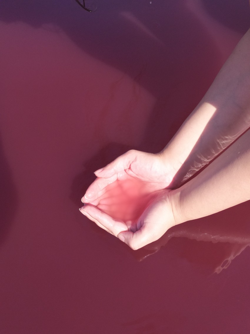 Voda je stvarno ružičasta