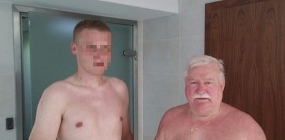 Wałęsa lubi pokazać klatę