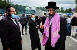 Chasydzi koczujący na granicy Białorusi z Ukrainą opuścili przejście