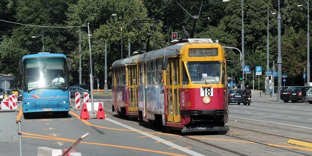 Jeździmy po torach na Marszałkowskiej