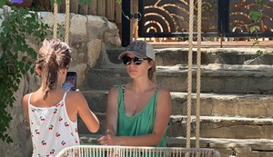 Marina Tadić sa ćerkom