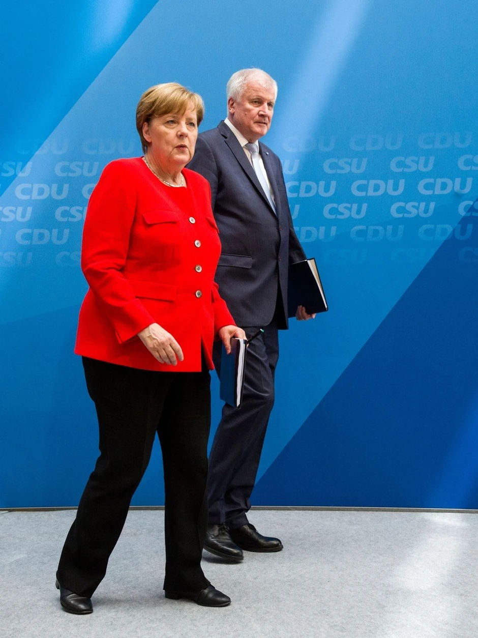 Angela Merkel i Horst Zehofer