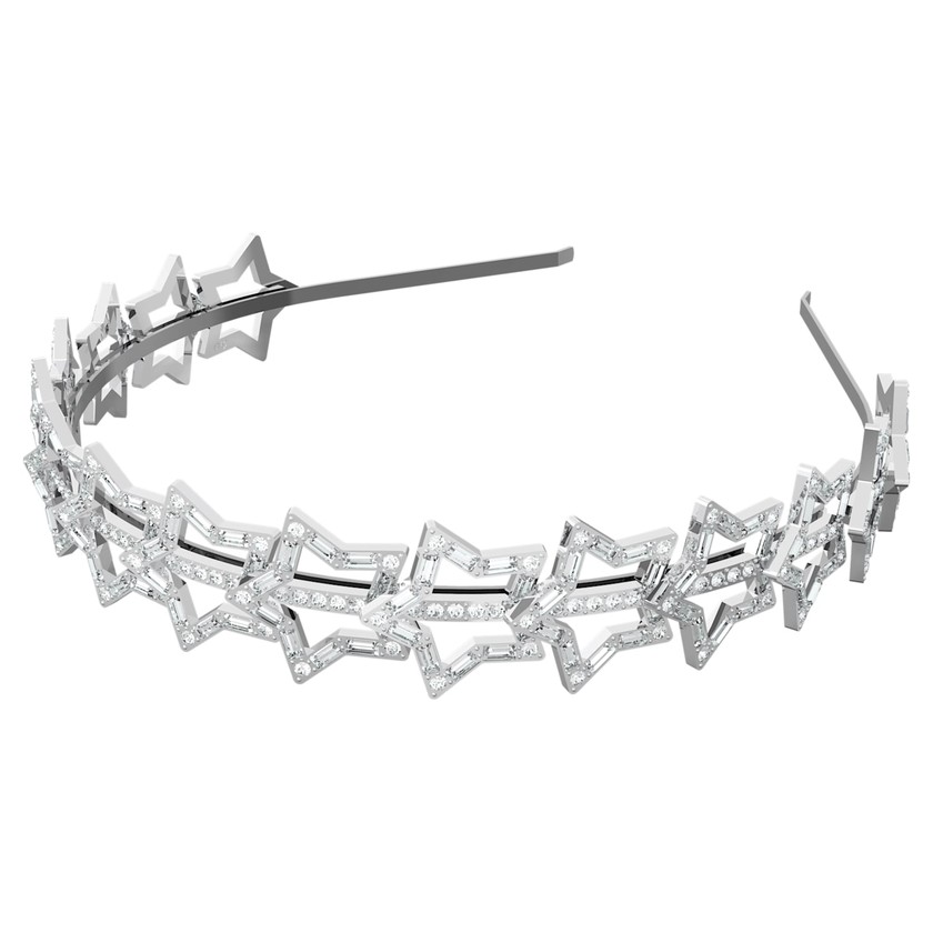 Damit es auch auf dem Kopf schimmert: Haarreif mit glänzenden Sternen von Swarovski für 400 Franken. 