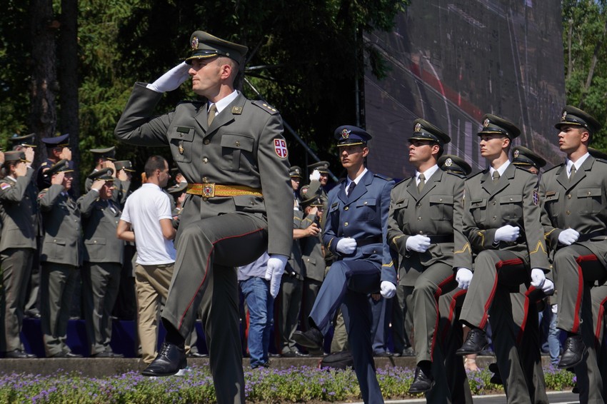 Promocija oficira u Beogradu