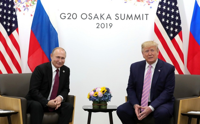 Vladimir Putin i Donald Tramp u Osaki 28. juna 2019.