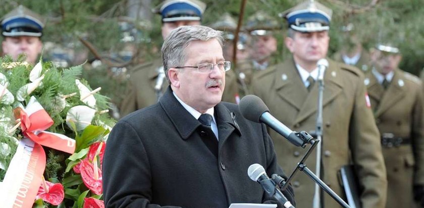 Komorowski w Katyniu cytuje Kaczyńskiego