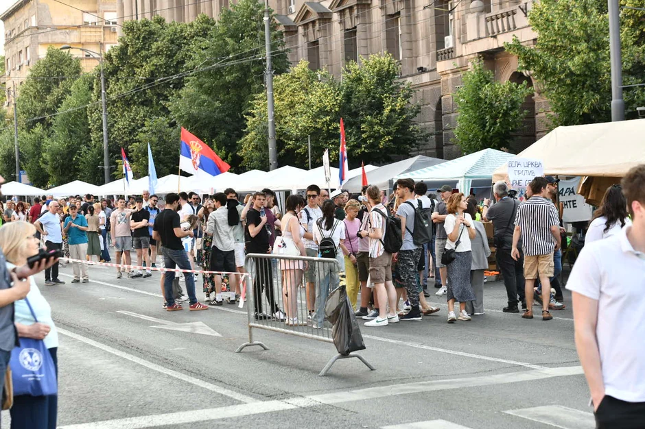 Studenti protest Kneza Miloša
