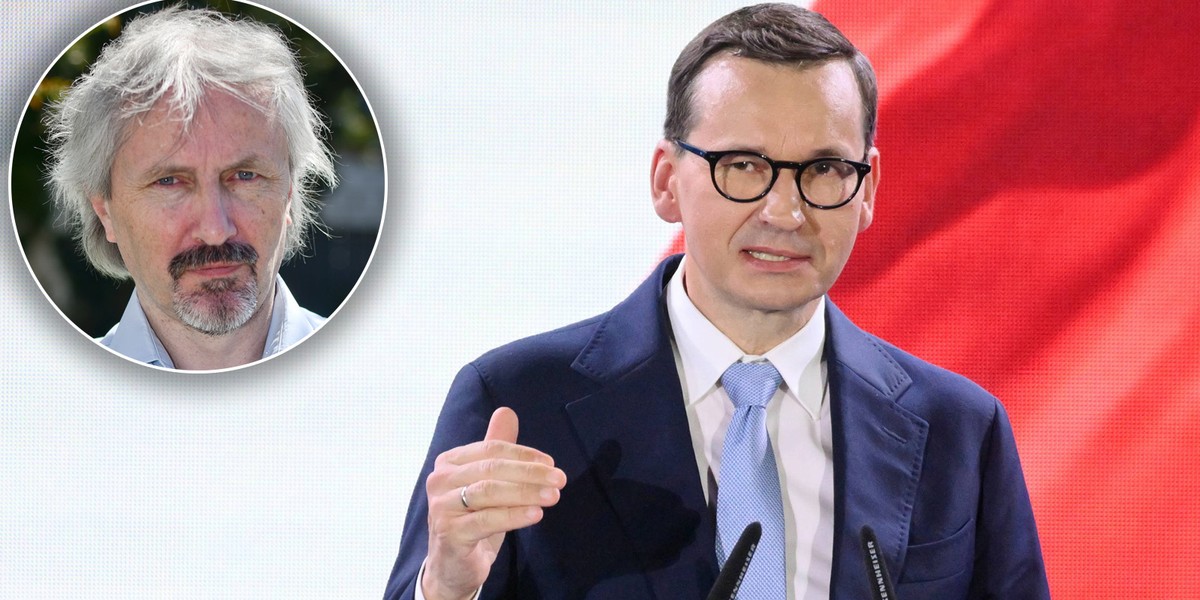 Prof. Rafał Chwedoruk, Mateusz Morawiecki.