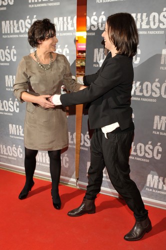 Dorota Kolak i Agata Kulesza na premierze filmu 'Miłość'