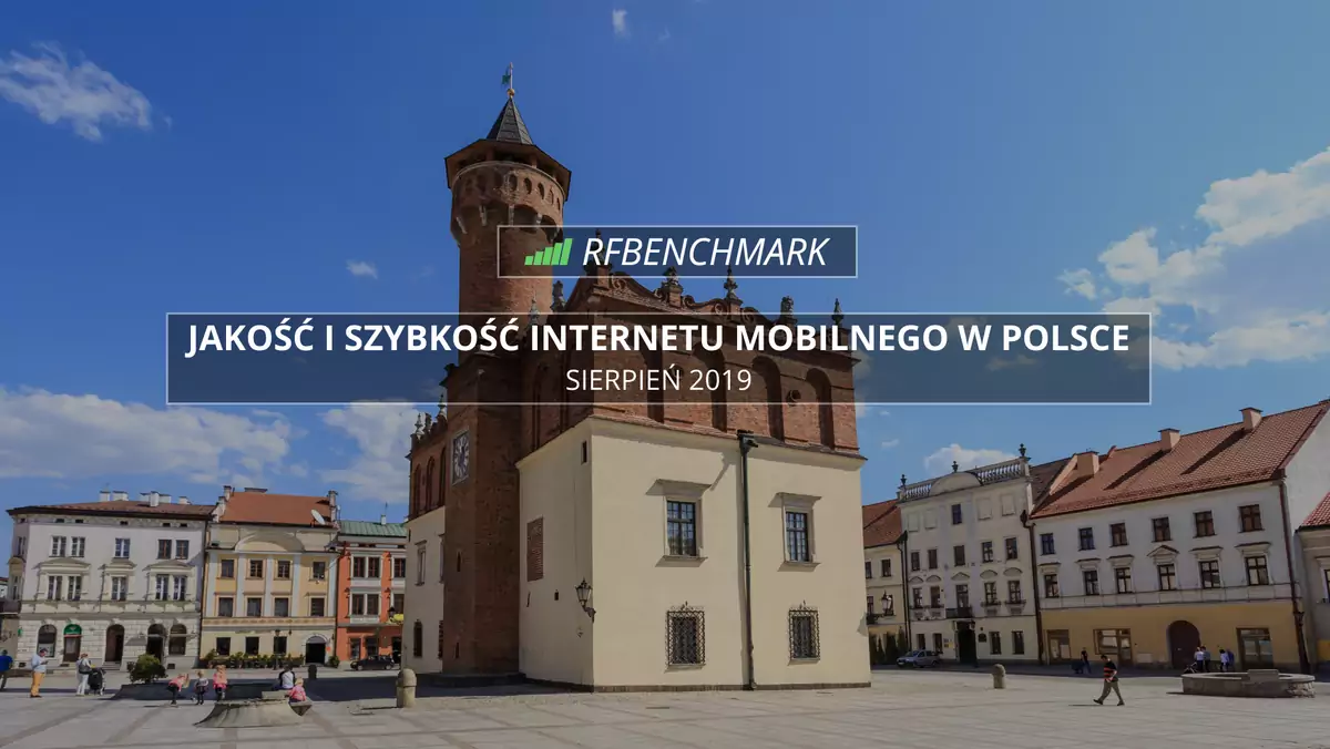 Internet mobilny w Polsce - sierpień 2019