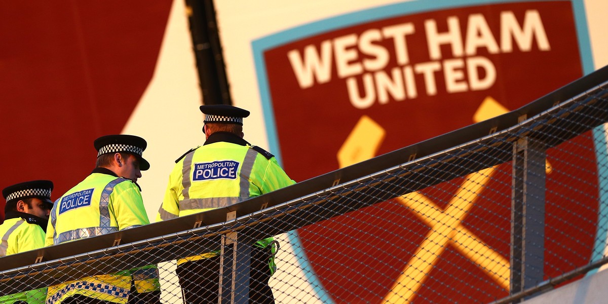 Police have issued a warning to West Ham United supporters after a fan called 999 to report the team's poor performance