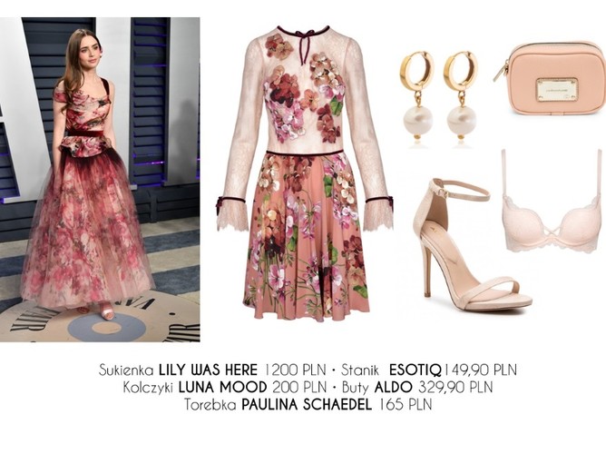 STYLIZACJE inspirowane Lily Collins