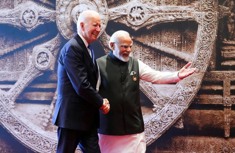 Narendra Modi i Joe Biden, New Delhi, Indie, 9 września 2023 r.