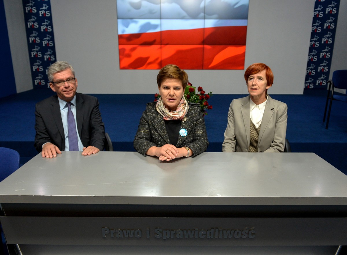 Beata Szydło Stanisław Karczewski Elżbieta Rafalska