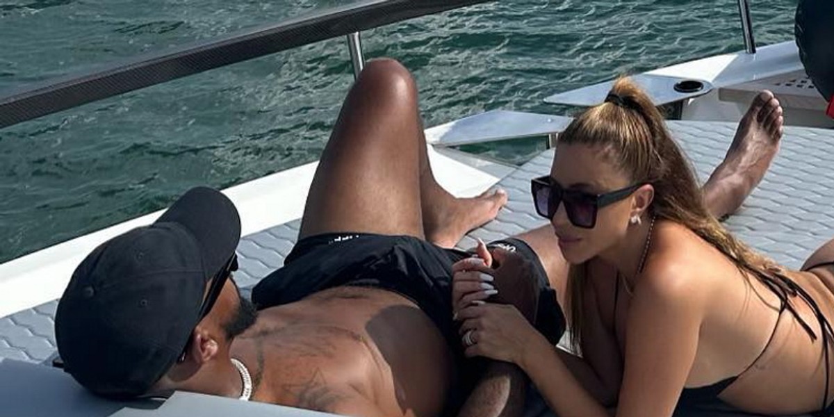 Marcus Jordan i Larsa Pippen