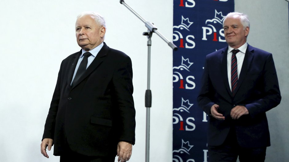 Jarosław Kaczyński i Jarosław Gowin