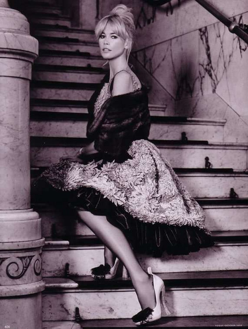 Claudia Schiffer dla "Vogue". Foto