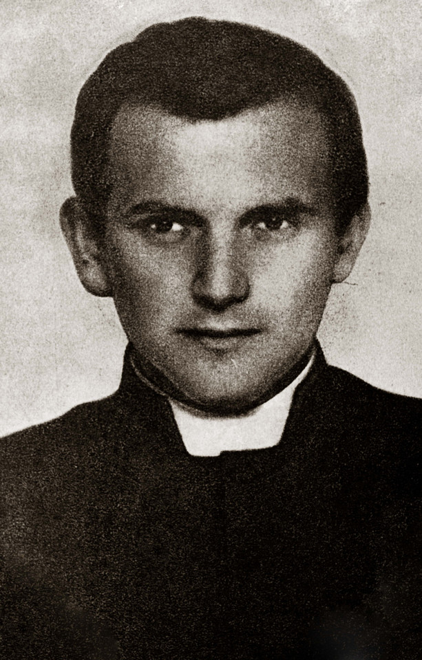 Karol Wojtyła w seminarium, 1942 r.