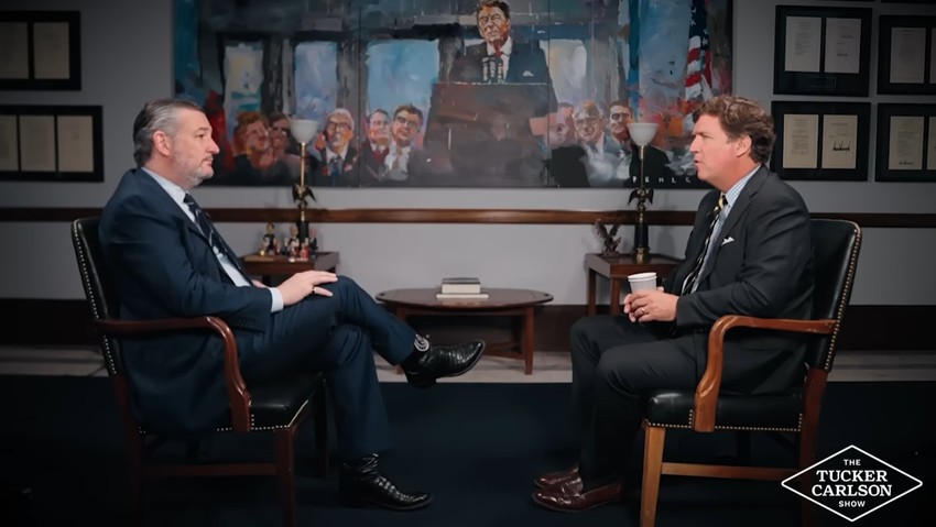 Ted Kruz i Taker Karlson