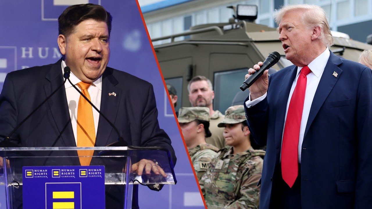 "Uważam, iż nasz kraj jest w niebezpieczeństwie". W USA wrze. Gubernator Illinois idzie na zwarcie Donaldem Trumpem. "Nic mnie nie powstrzyma"