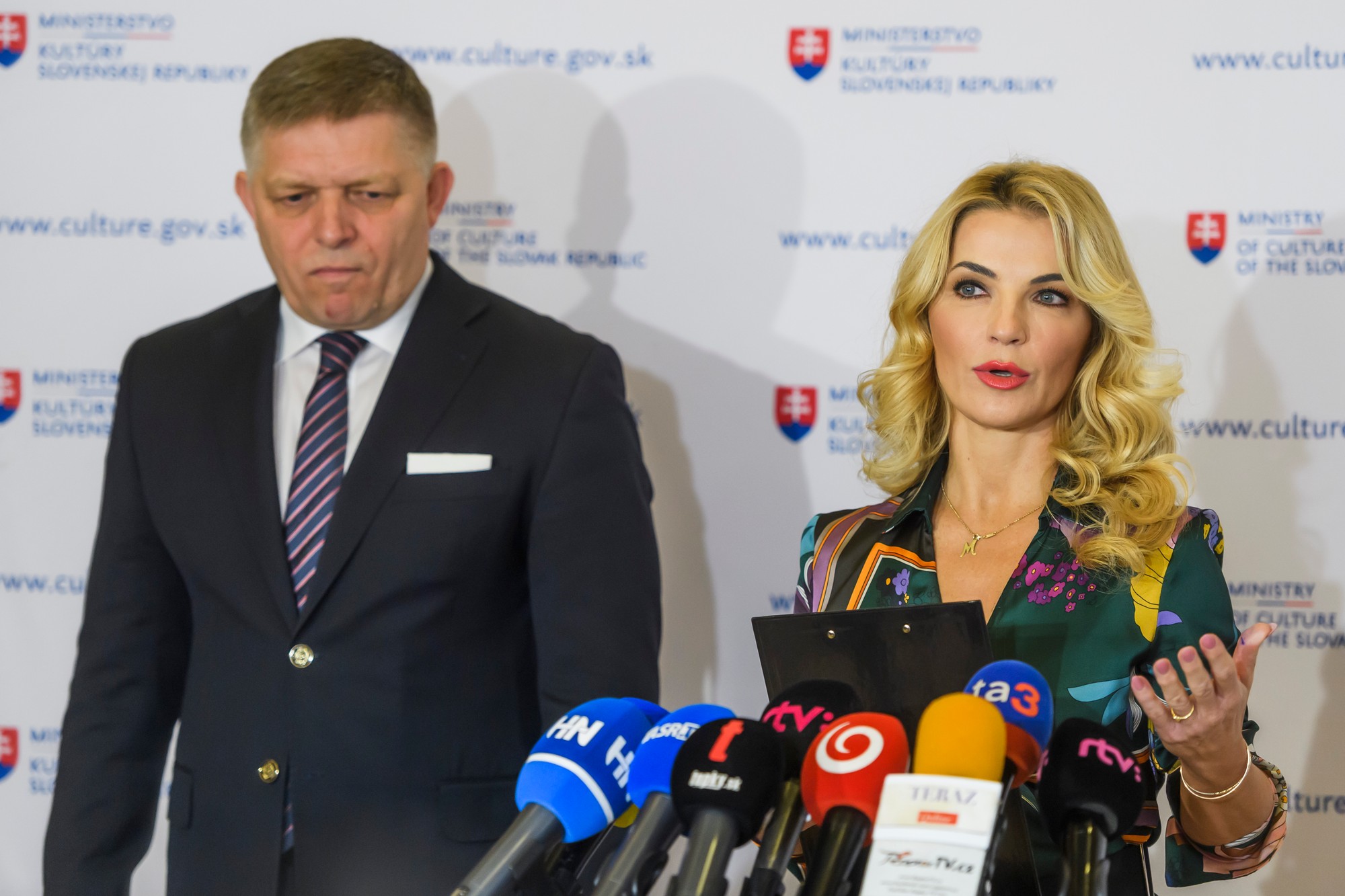 Ministerka kultúry SR Martina Šimkovičová (nominantka SNS).