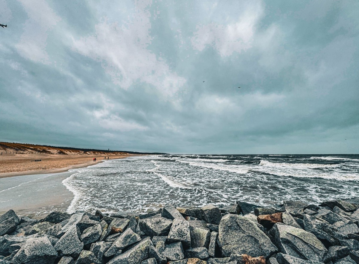 Bałtyk, Ustka - Plaża Zachodnia, Morze Bałtyckie