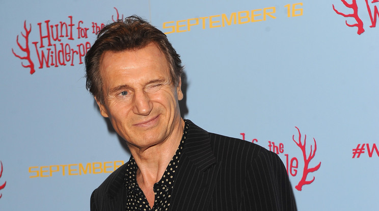 Liam Neeson egy szendvicsezőt lepett meg/Fotó: Northfoto