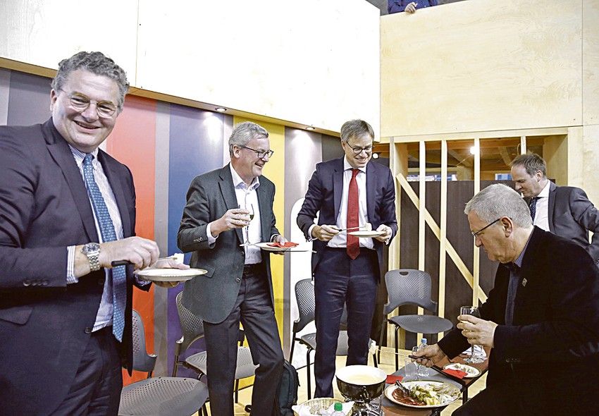 Princ Štefan Lihtenštajnski, Johanes Ajgner, Aksel Ditman, Filip Ge i Dragan Velikić