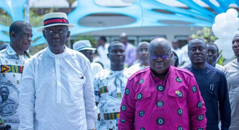 Kufuor with Nana Addo