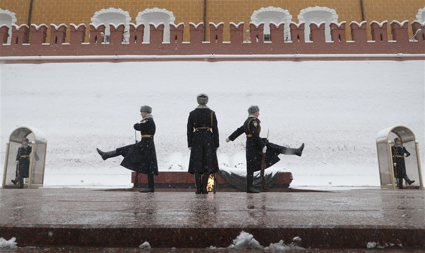Počasna garda kod Groba nepoznatog vojnika kod Kremlja