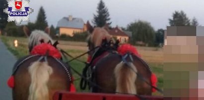 Szokujące sceny na Lubelszczyźnie. Woźnica poturbował kobietę