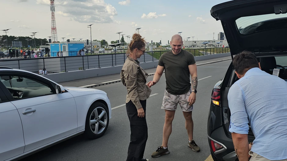 Natalija i Sani Trik FX sa sinom