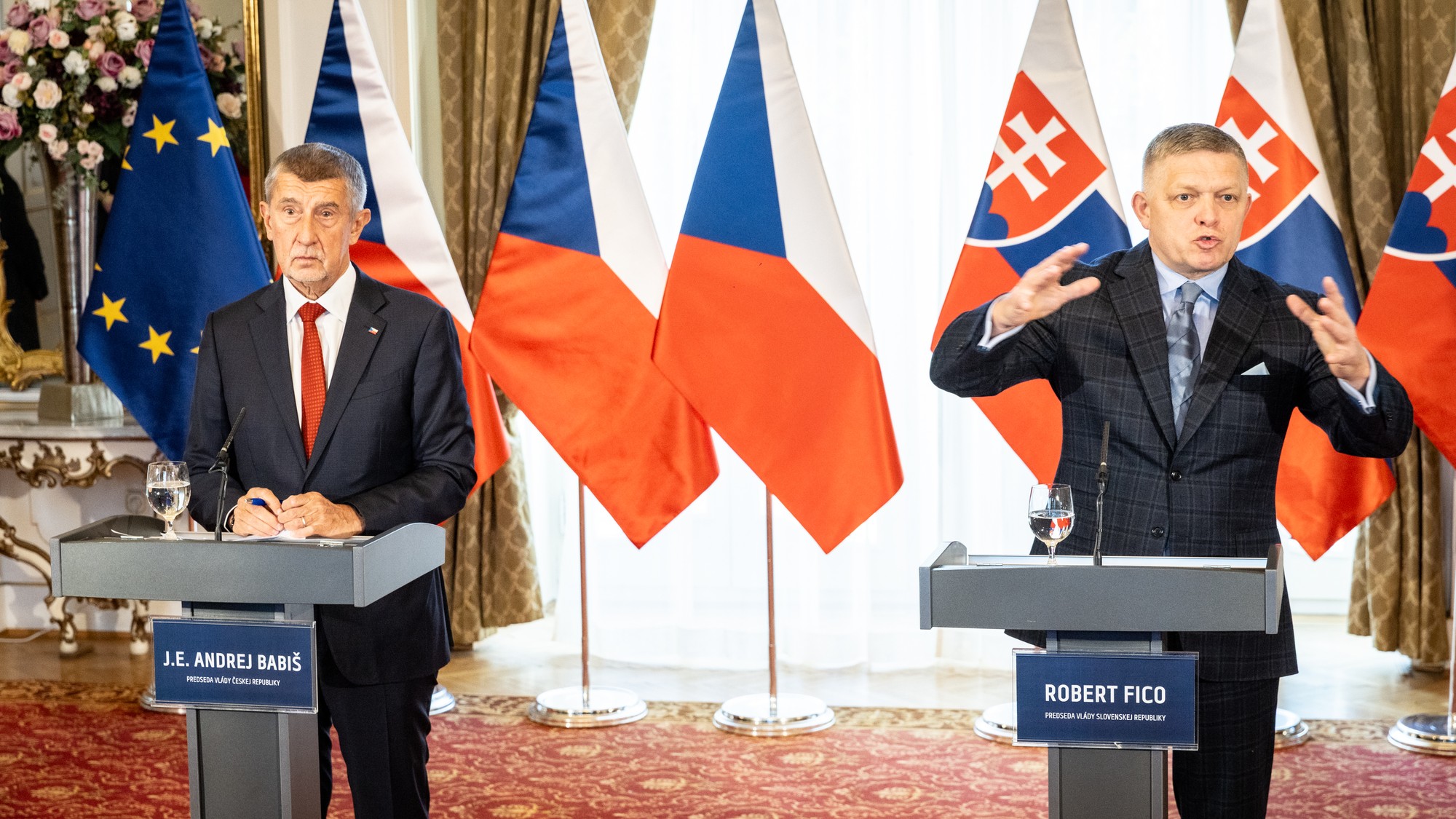 Tk po stretnutí predsedu vlády Českej republiky Andreja Babiša a predsedu vlády SR Roberta Fica 8.1.2026