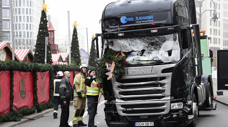 A lengyel kamionnal 12 embert ölt meg a merénylő /Fotó: AFP