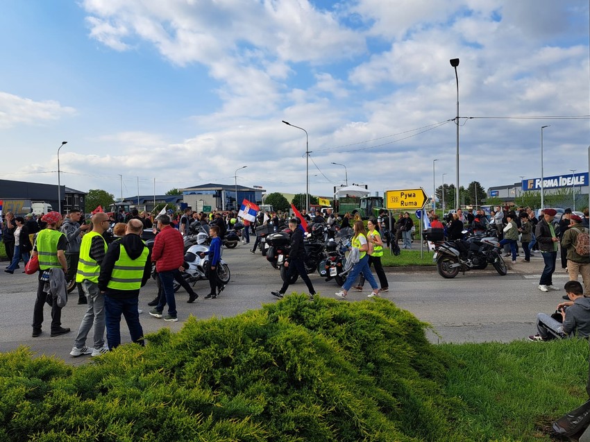 Protest u Sremskoj Mitrovici