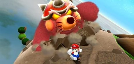 Screen z gry "Super Mario Galaxy"