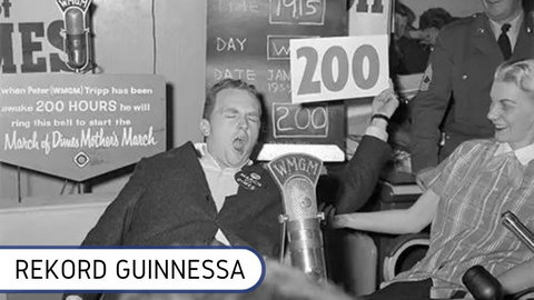 Najdłuższy czas bez snu - rekord Guinnessa ⋆ Biuro Rekordów