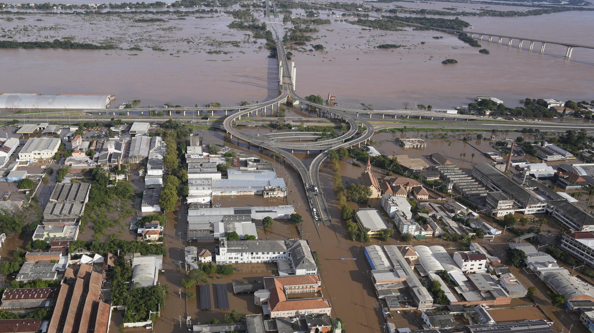 Záplavy v štáte Rio Grande do Sul.